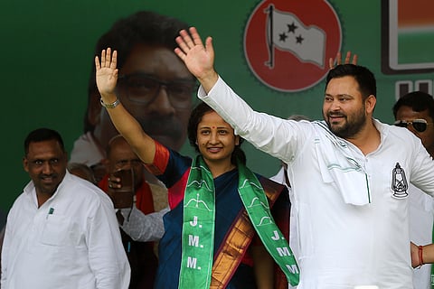 Kalpana Soren and Tejashwi Yadav